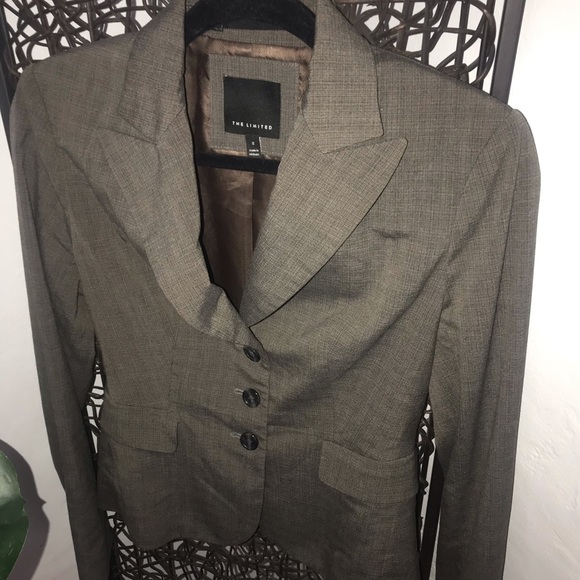 Brown and grey blazer - Picture 3 of 8